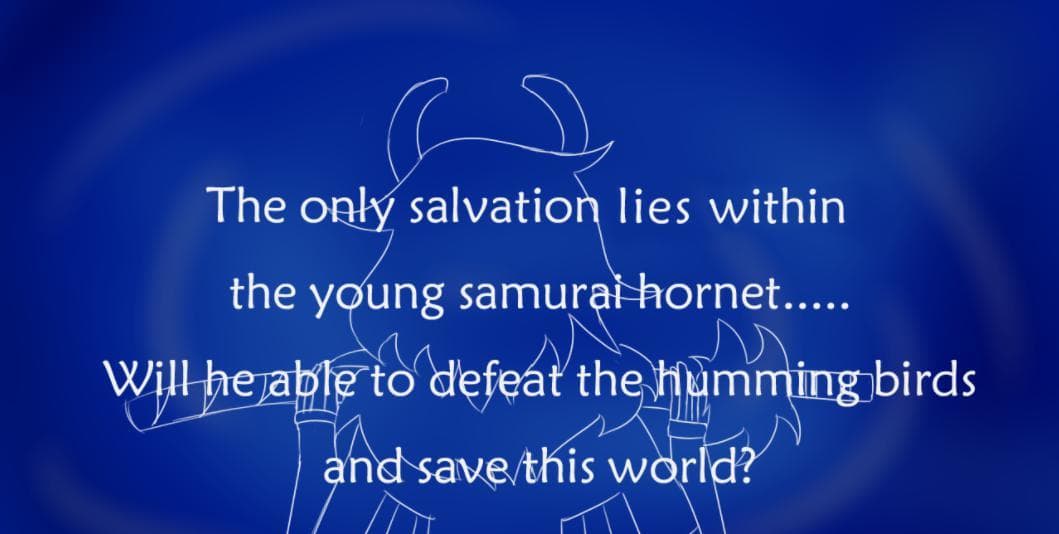 Jasper the Blue Hornet Samurai