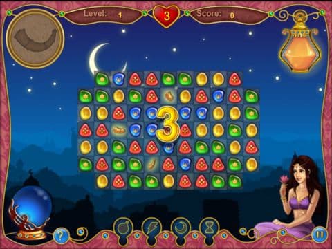 Match 3-1001 Arabian Nights screenshot 3
