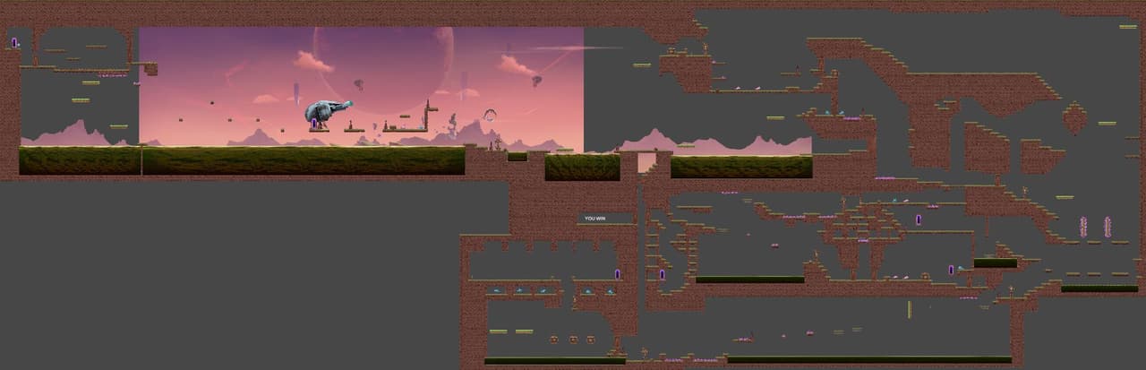 Metroidvania level design screenshot 2