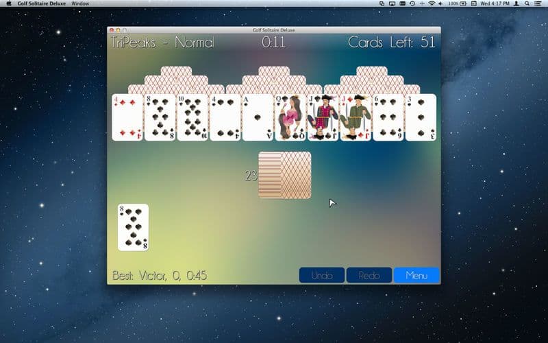 Golf Solitaire Deluxe screenshot 3