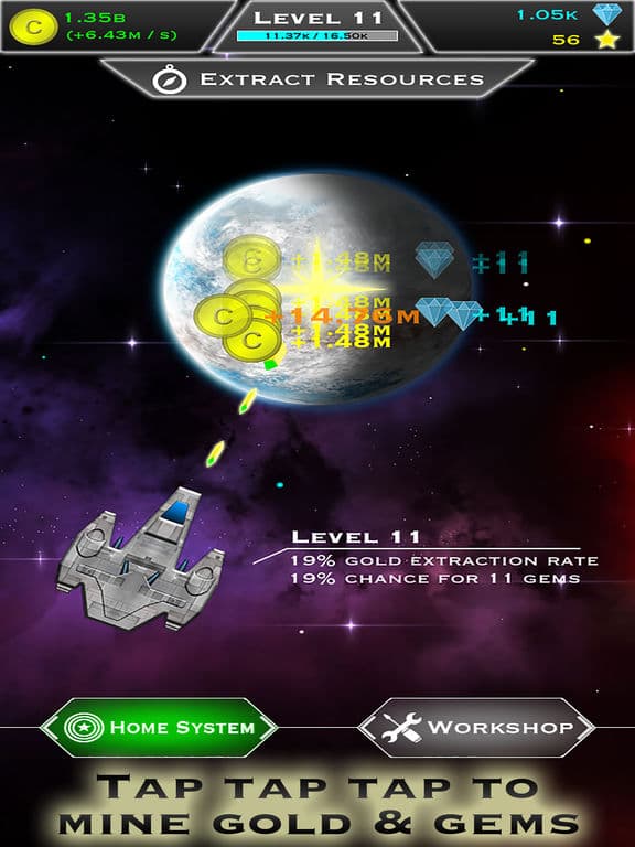 Click and Conquer: Space Age - Idle Shooter screenshot 2