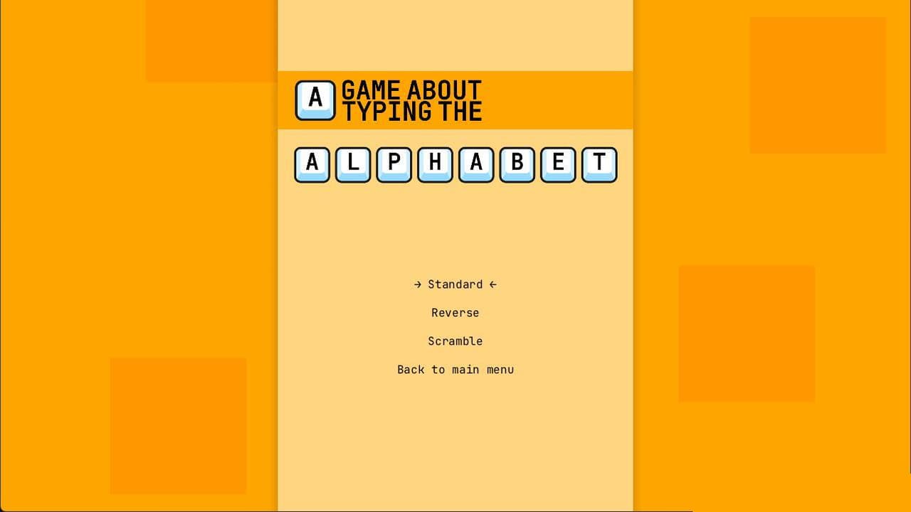 A Game About Typing The Alphabet screenshot 2