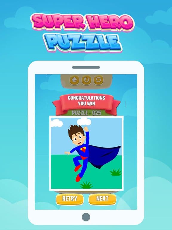 SuperHero Puzzle Super Girls screenshot 2