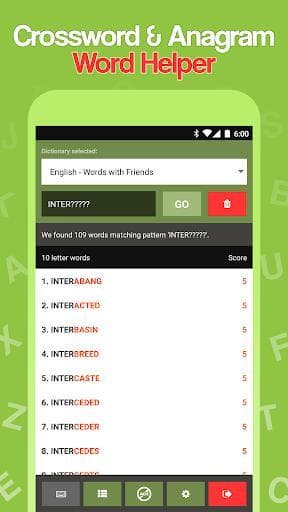 Scrabble Word Helper Ad Free screenshot 5