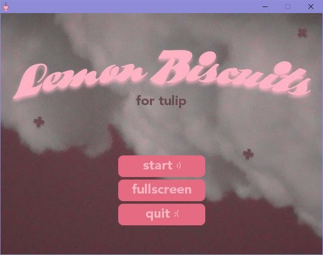 Lemon Biscuits for Tulip