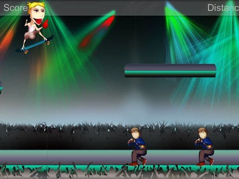 Twerk It Miley! ~ Free Celeb Super Running Game + Fun Skating Challenge screenshot 3