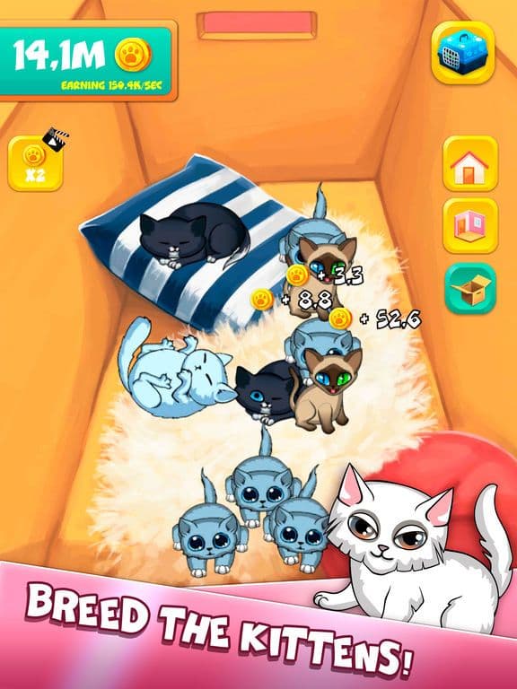 Kitten Evolution: Meow Clicker screenshot 2