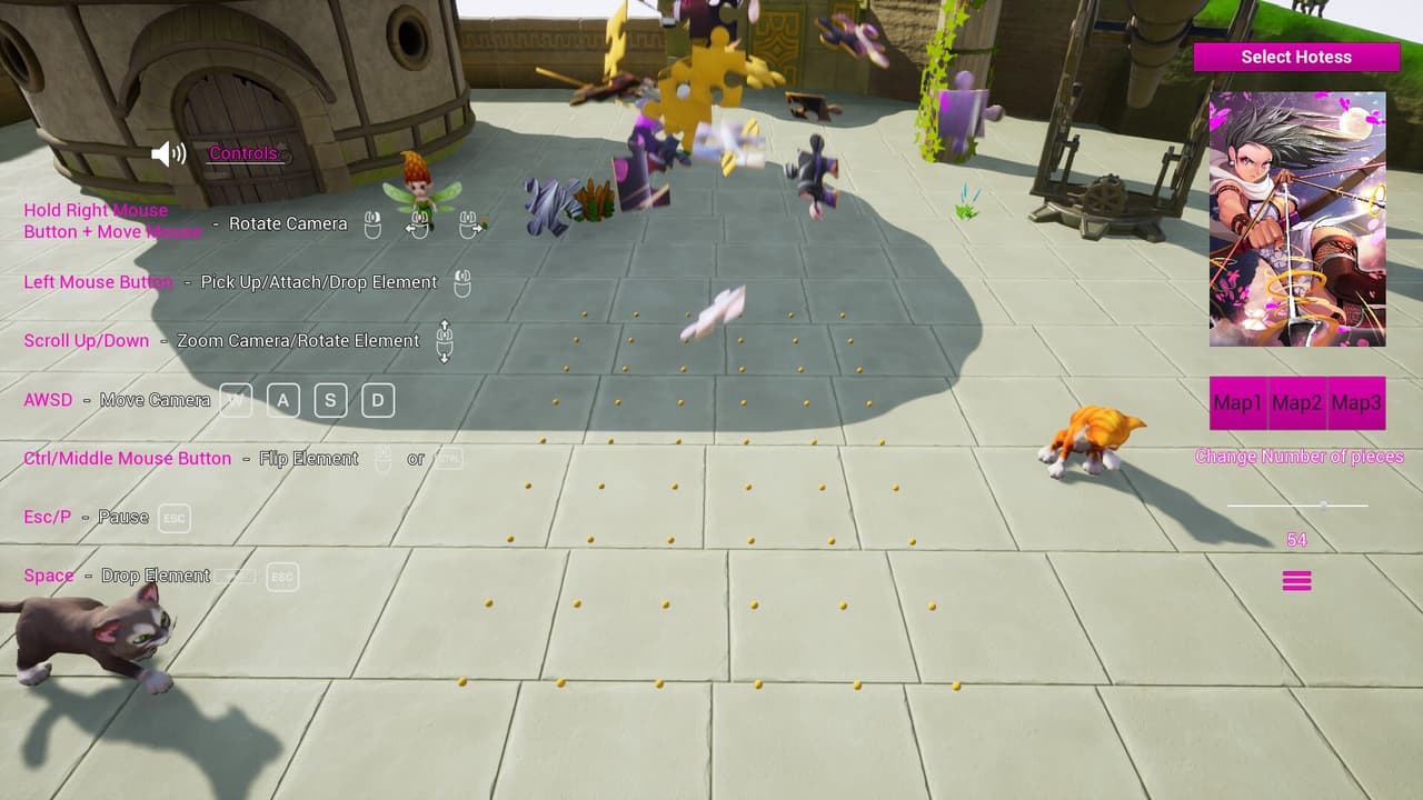 Anime Fantasy Jigsaw Puzzle 3D screenshot 3