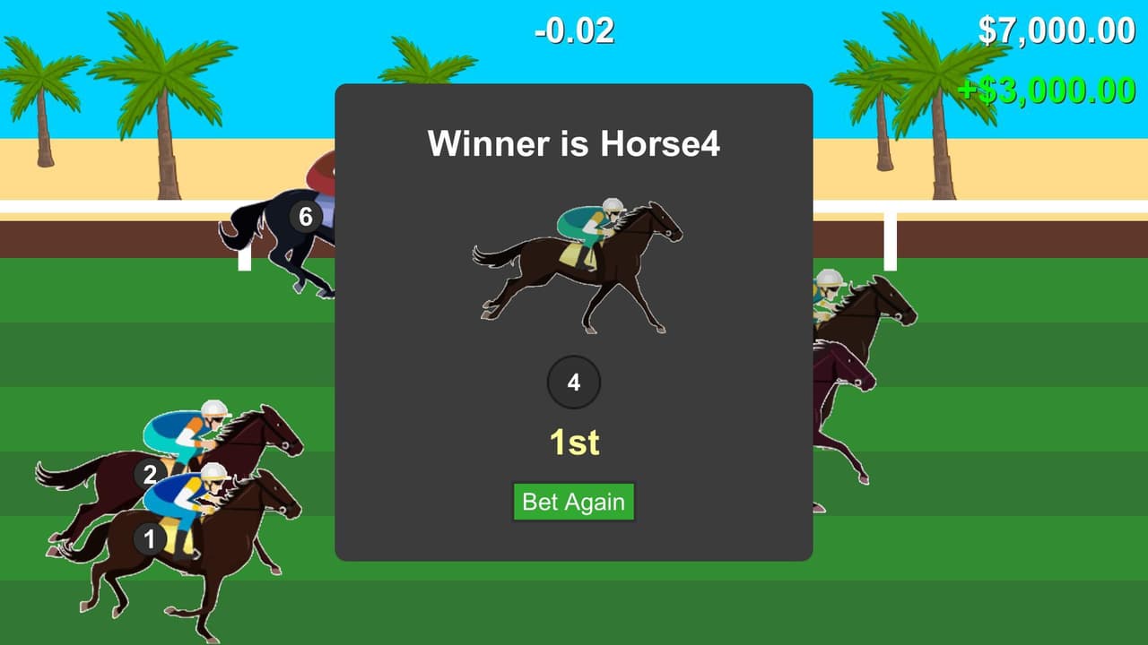 Horse Race Betting Simulator