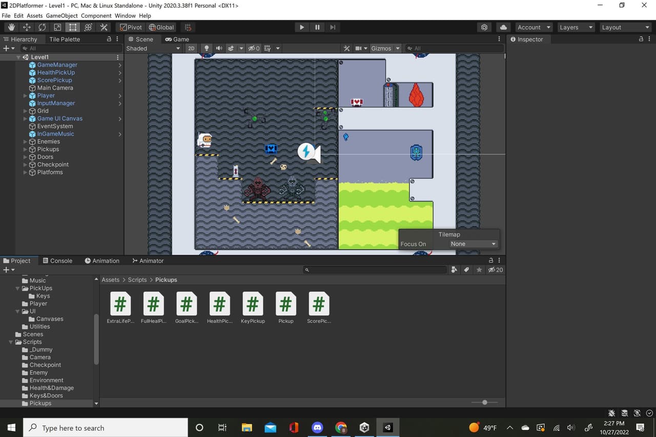 2DPlatformer (BilalSaqib19) screenshot 3