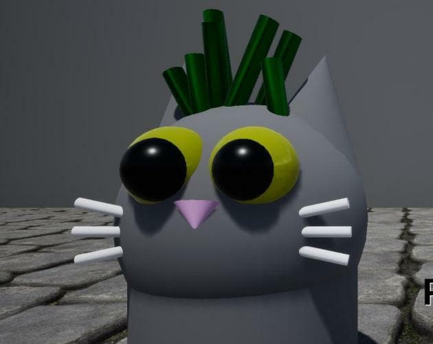 My Friend, the Reverse Medusa Cat