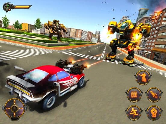 Robots Car War Transformer - Fighting Battle Hero screenshot 4