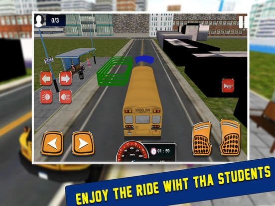 School Bus Drive Simulator 3D screenshot 3