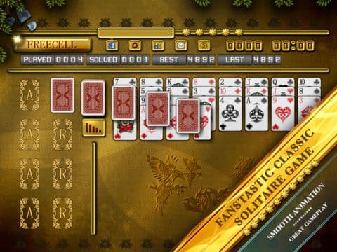 ACC Solitaire [ Freecell ] HD Free - Classic Card Cames for iPad & iPhone screenshot 3