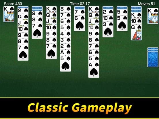 Spider Solitaire ~ Classic screenshot 2