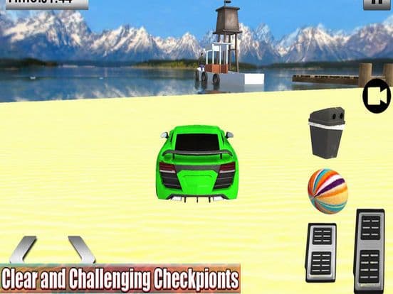 Water Car: Beach AU Racing screenshot 2