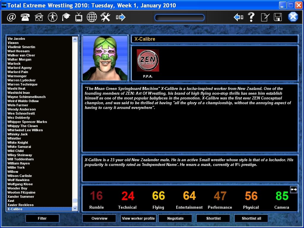 Total Extreme Wrestling 2010 screenshot 3