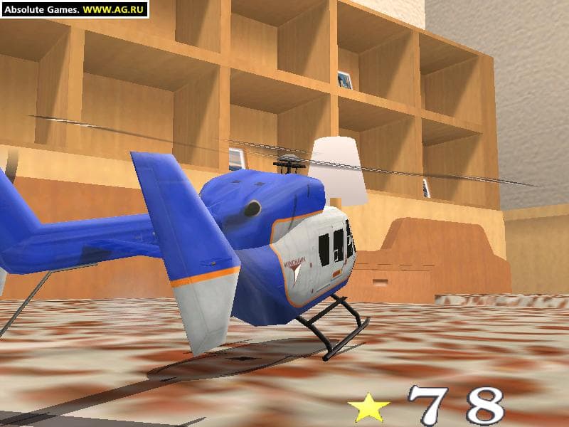 R/C Helicopter Indoor Flight Simulation