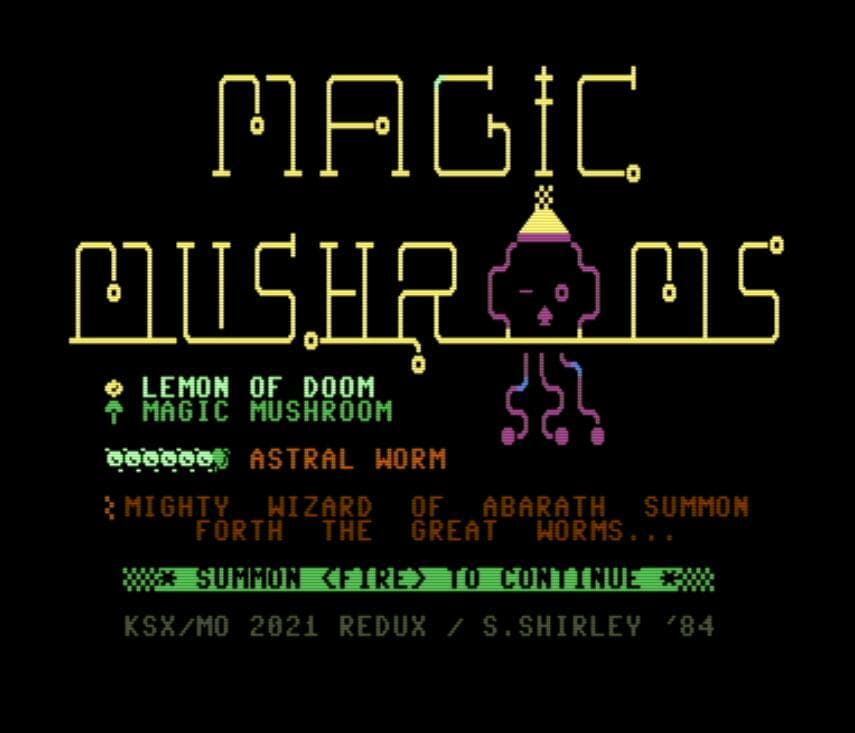 Magic Mushrooms (C64) screenshot 2