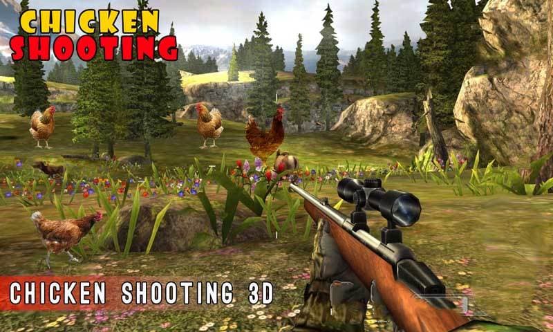 Chicken Shoot 3D Sniper Shooter screenshot 3