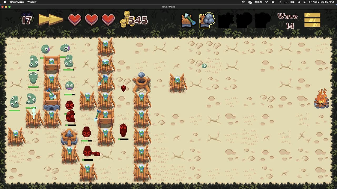 Tower Maze Defense screenshot 4