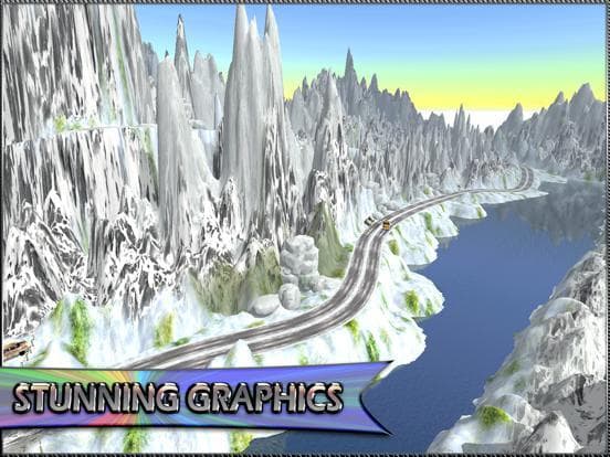 Taxi Driving Simulator 3D: Snow Hill Mountain & Free Mobile Game 2016 screenshot 4