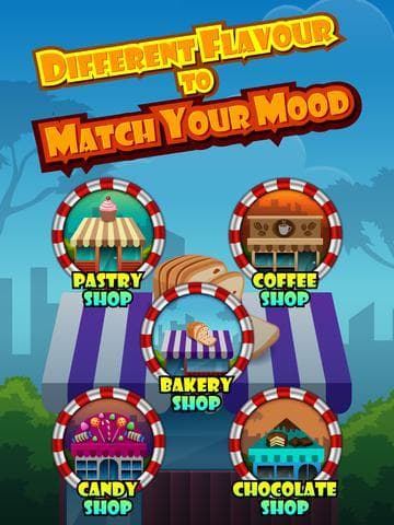 Bakers delight game: coffee , strawberry marshmallow & chocolate cookies FREE screenshot 6