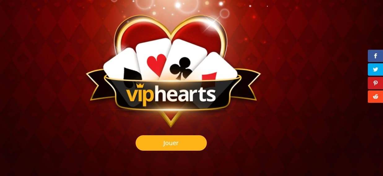 VIP Hearts in French-Dame de Pique