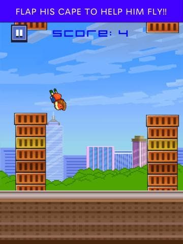 Smashy Man Bird - Super Splashy Hoppy Wings Flyer screenshot 2