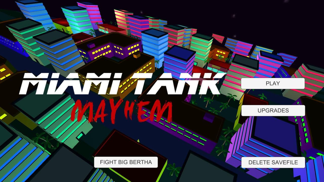 Miami Tank Mayhem - PROTOTYPE screenshot 2