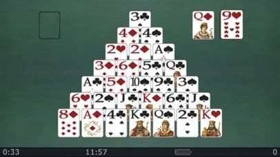 Pyramid Solitaire for iPhone. screenshot 3