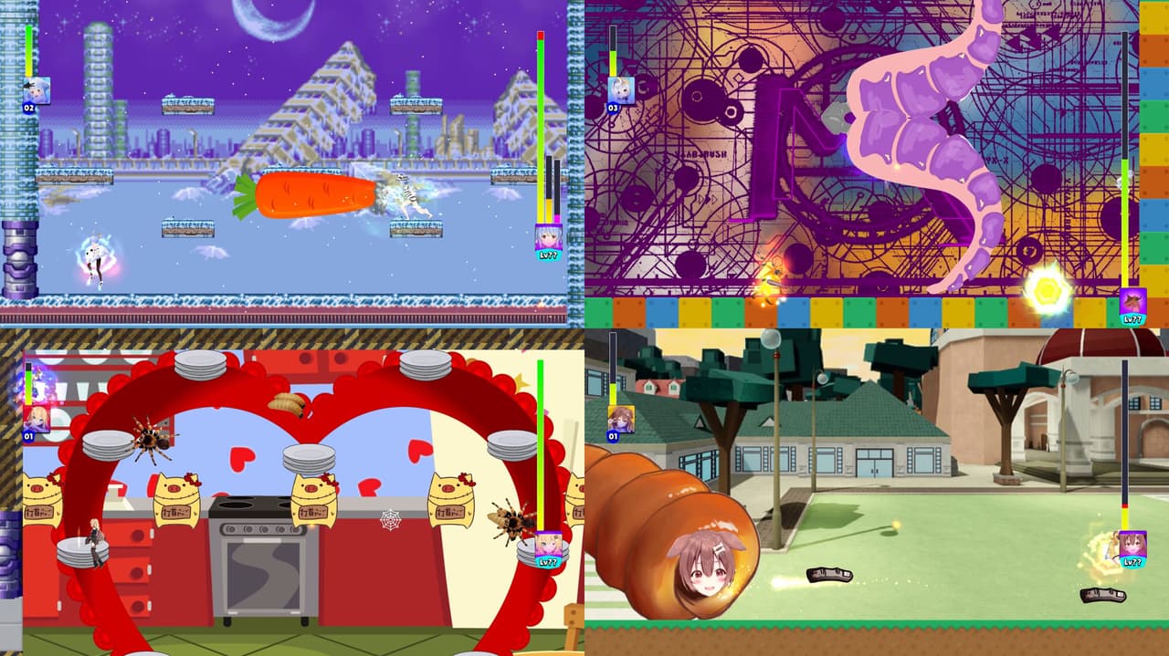HoloMan: a Mega Man style hololive fan game (Windows,Android,WebGL))