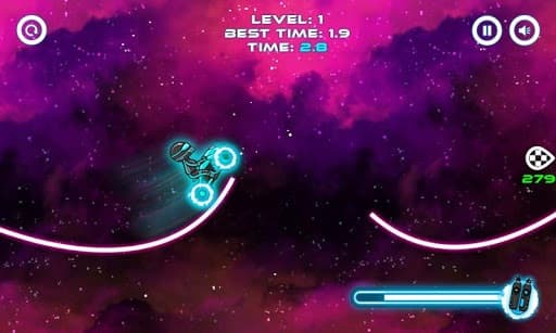 Neon Motocross screenshot 2
