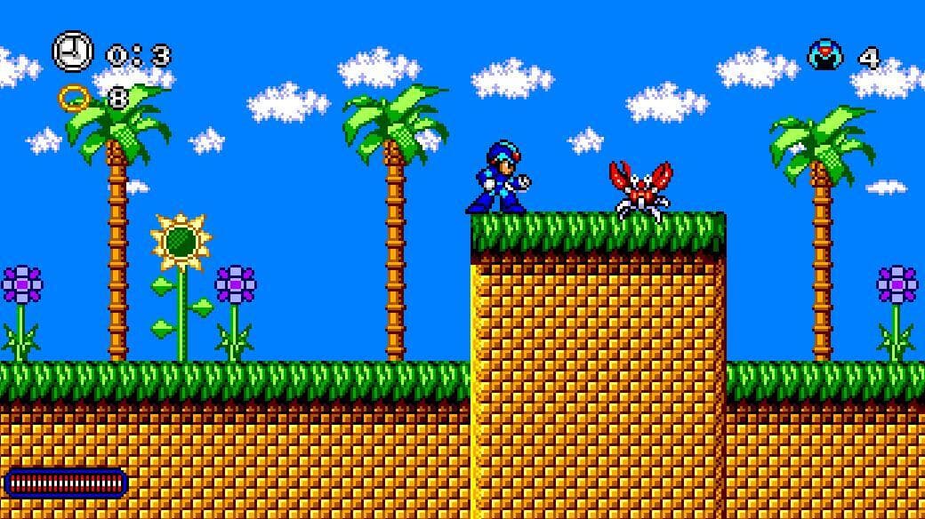 Megaman X in Sonic the Hedgehog - Blasting Adventure screenshot 3