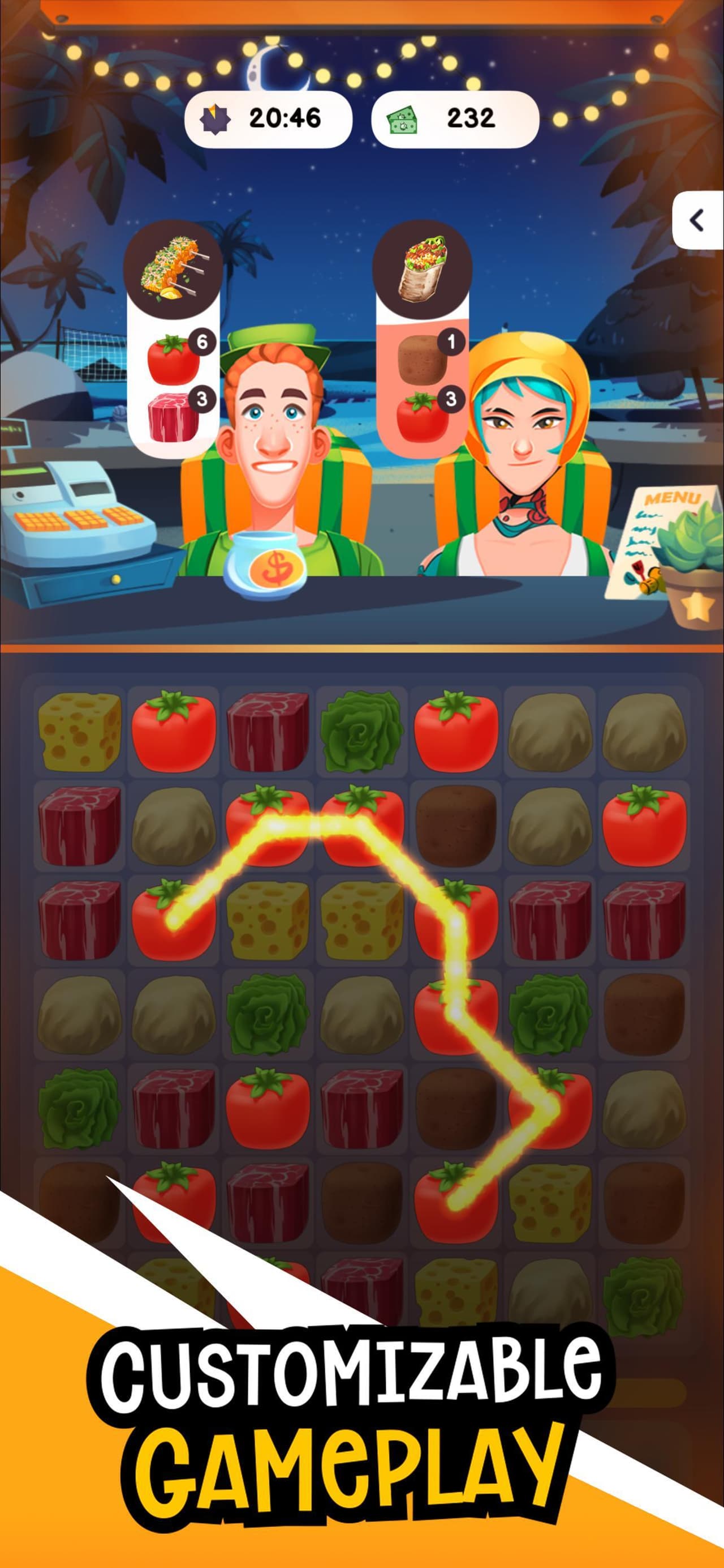Food Frenzy: Puzzle screenshot 2