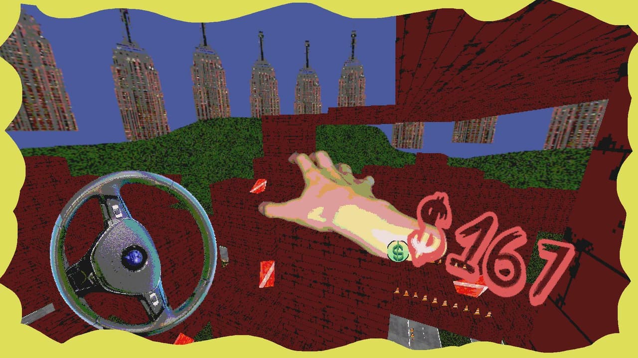 DONT DRIVE AND ONE ARM: You somehow lost your arm screenshot 2