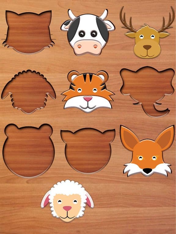 Animal Wooden Puzzle - Riddles