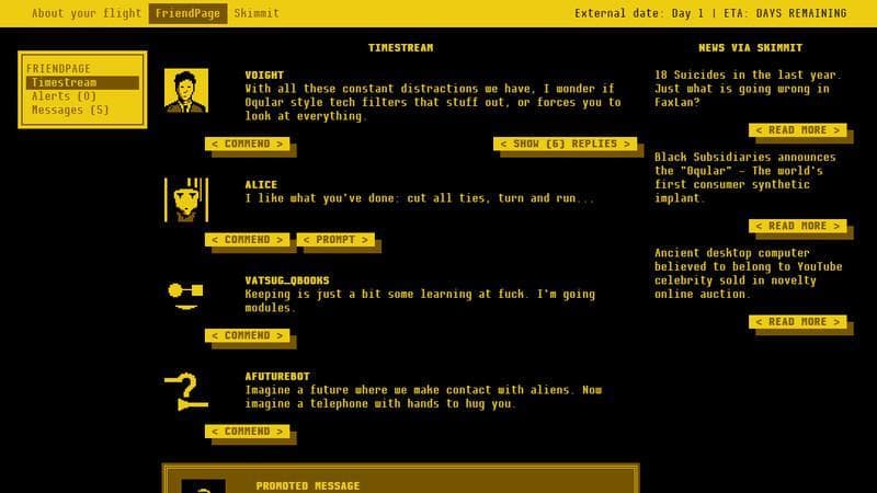 Killing Time at Lightspeed (itch) screenshot 2