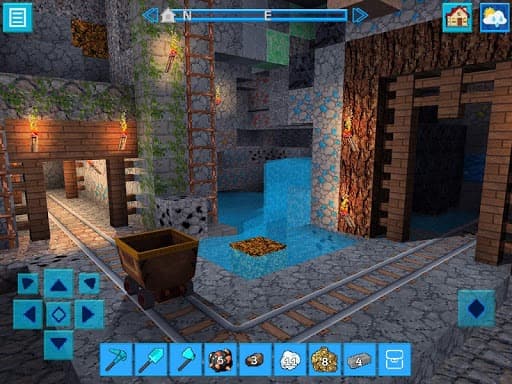 JurassicCraft: Free Block Build & Survival Craft screenshot 4