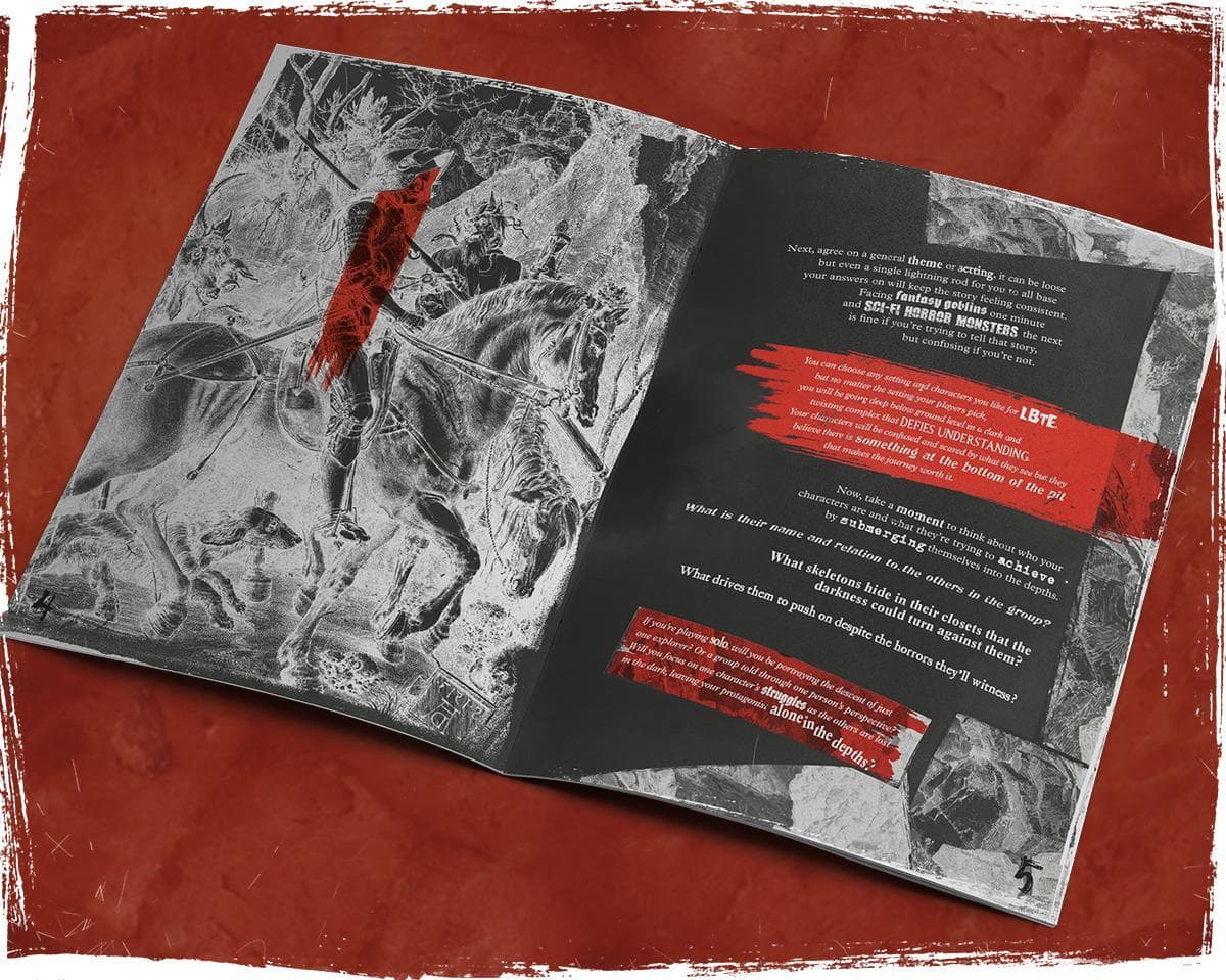 Lost Below The Earth - A Horror Storytelling RPG