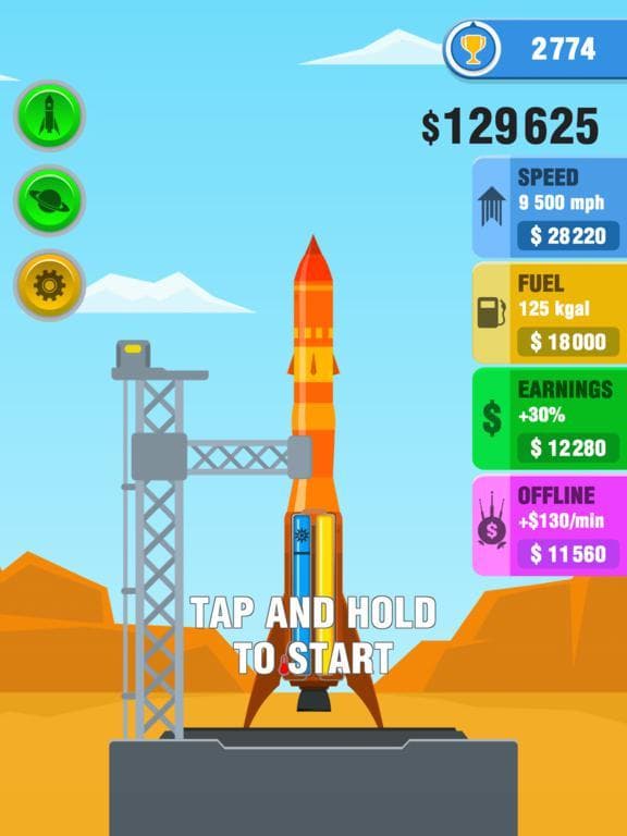 Rocket Sky! screenshot 2