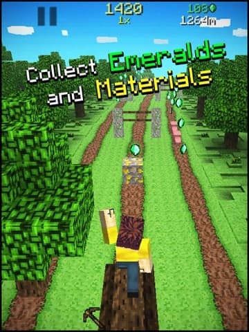 Runnercraft - Block World Pocket Runner screenshot 4