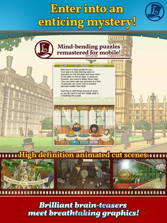 Professor Layton and the Diabolical Box screenshot 4