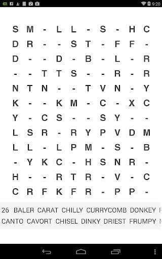 Missing Vowels Word Search screenshot 5