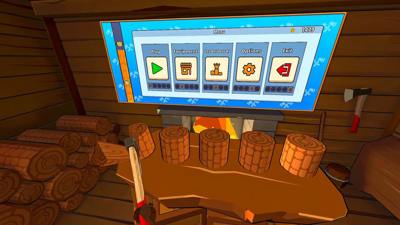 Timberman VR - grab an axe, chop trees, beat records! screenshot 2