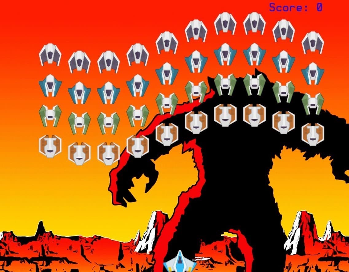 Space Invaders (itch) (DemonMarshmallow) screenshot 3