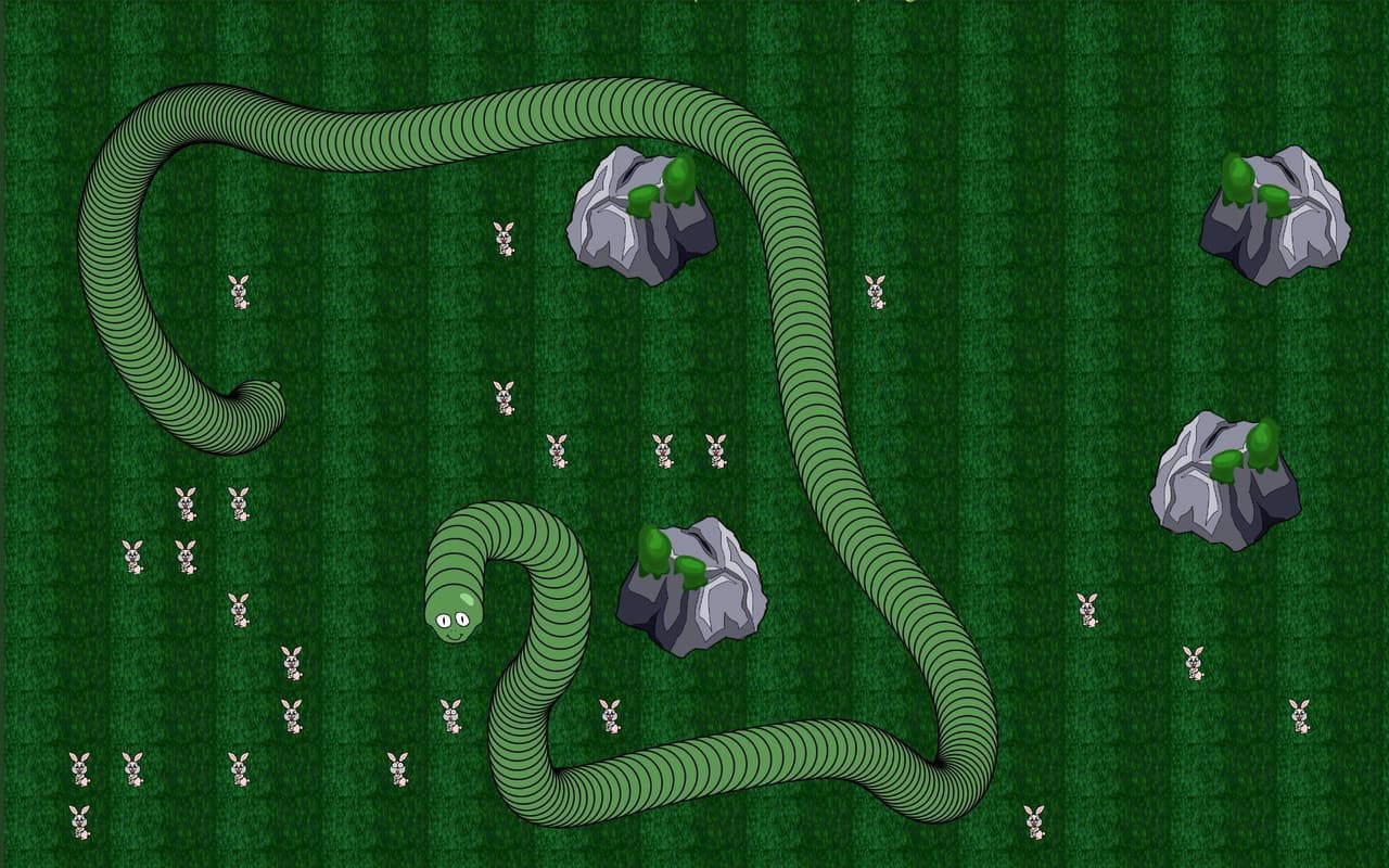 Snake vs Bunnies screenshot 3