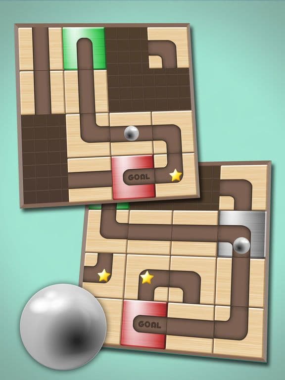 Ball Unblock - Slide the blocks and roll the ball screenshot 3