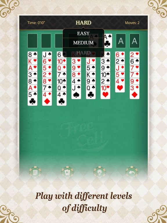 FreeCell Solitaire - Classic Shuffle Poker Game screenshot 3