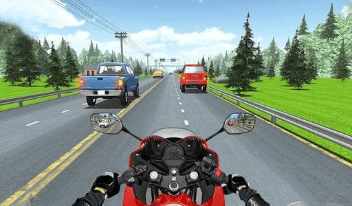 Racing In Moto Traffic Stunt Race screenshot 2